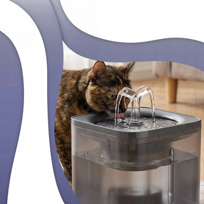 RETOO automatinė vandens gertuvė-fontanė katėms ir šunims su filtru, 2 l