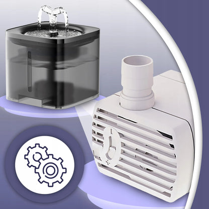 RETOO automatinė vandens gertuvė-fontanė katėms ir šunims su filtru, 2 l