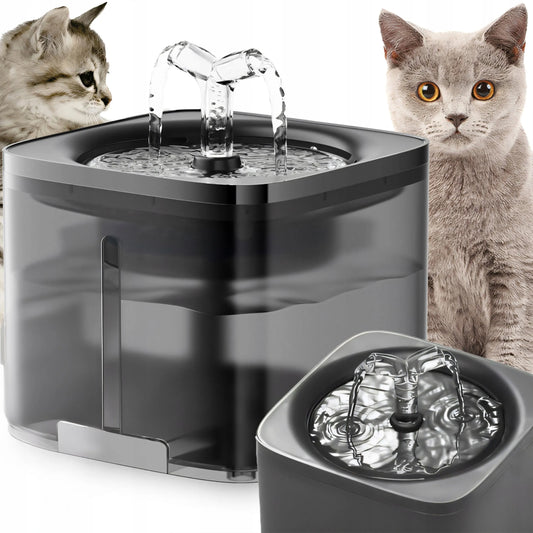 RETOO automatinė vandens gertuvė-fontanė katėms ir šunims su filtru, 2 l