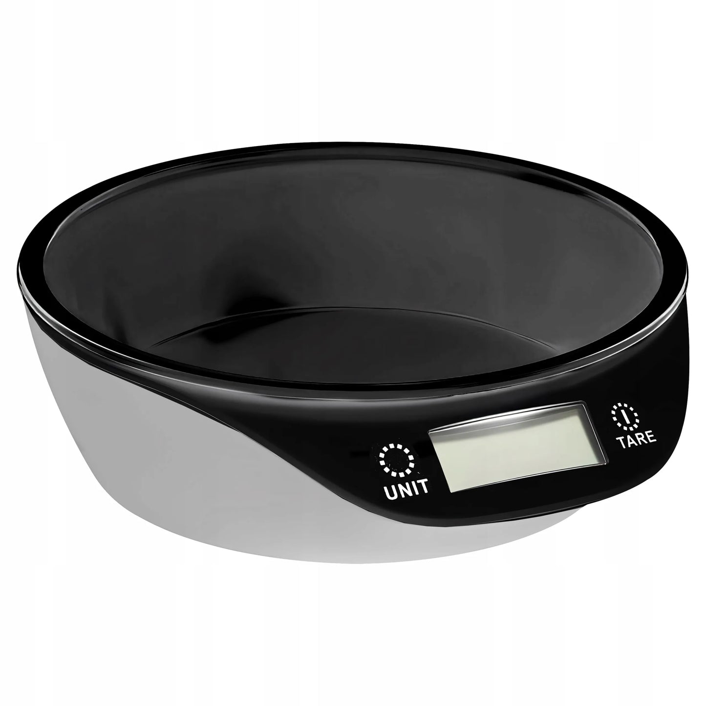 RETOO elektroninės virtuvinės svarstyklės su dubeniu, precizinės 5 kg, juodos ir baltos