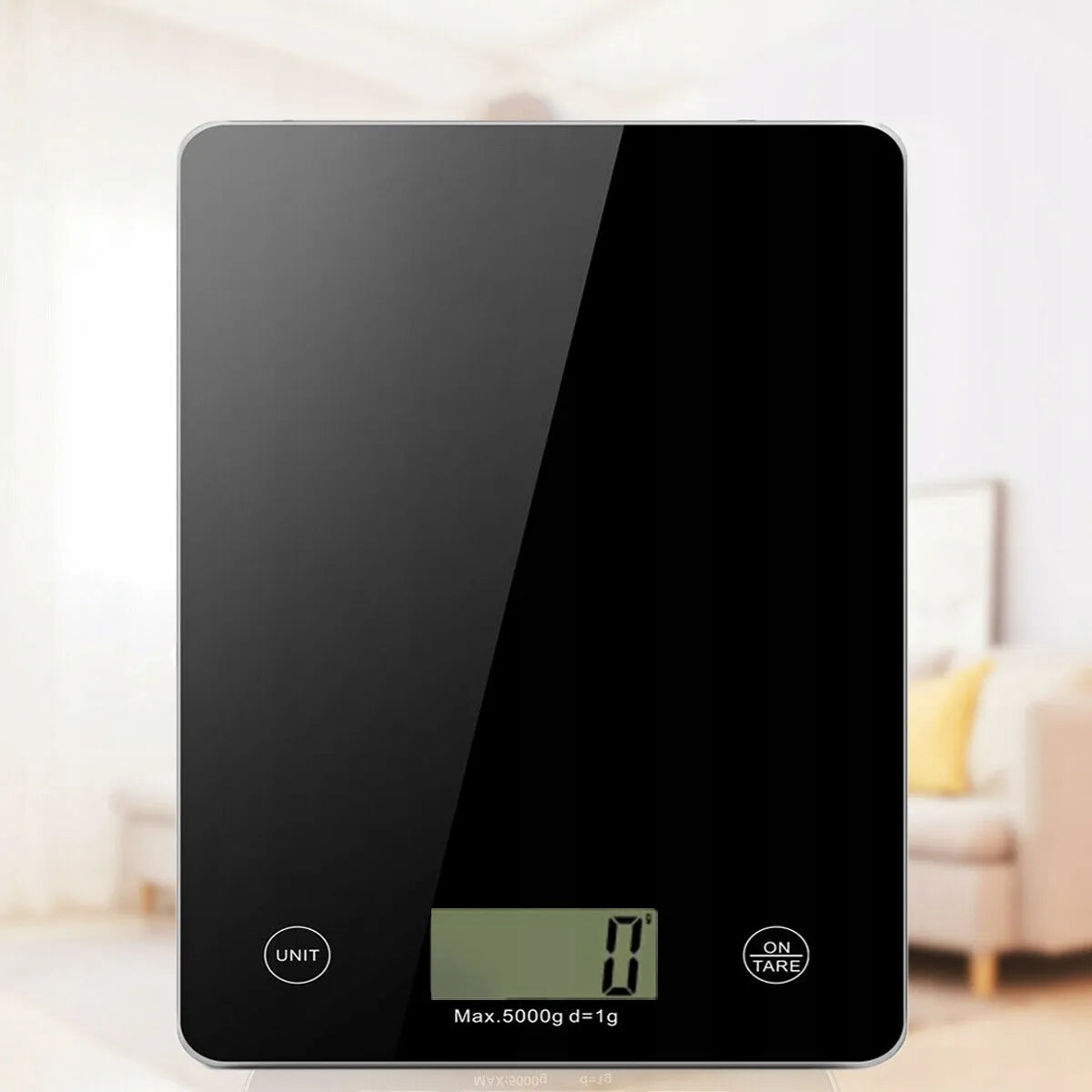 RETOO elektroninės virtuvinės svarstyklės su LCD ekranu, preciziškas tikslumas 5 kg/1 g, lietimui jautrios