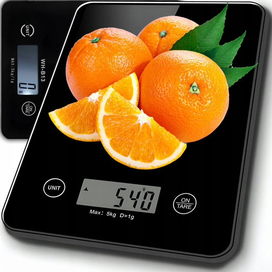 RETOO elektroninės virtuvinės svarstyklės su LCD ekranu, preciziškas tikslumas 5 kg/1 g, lietimui jautrios