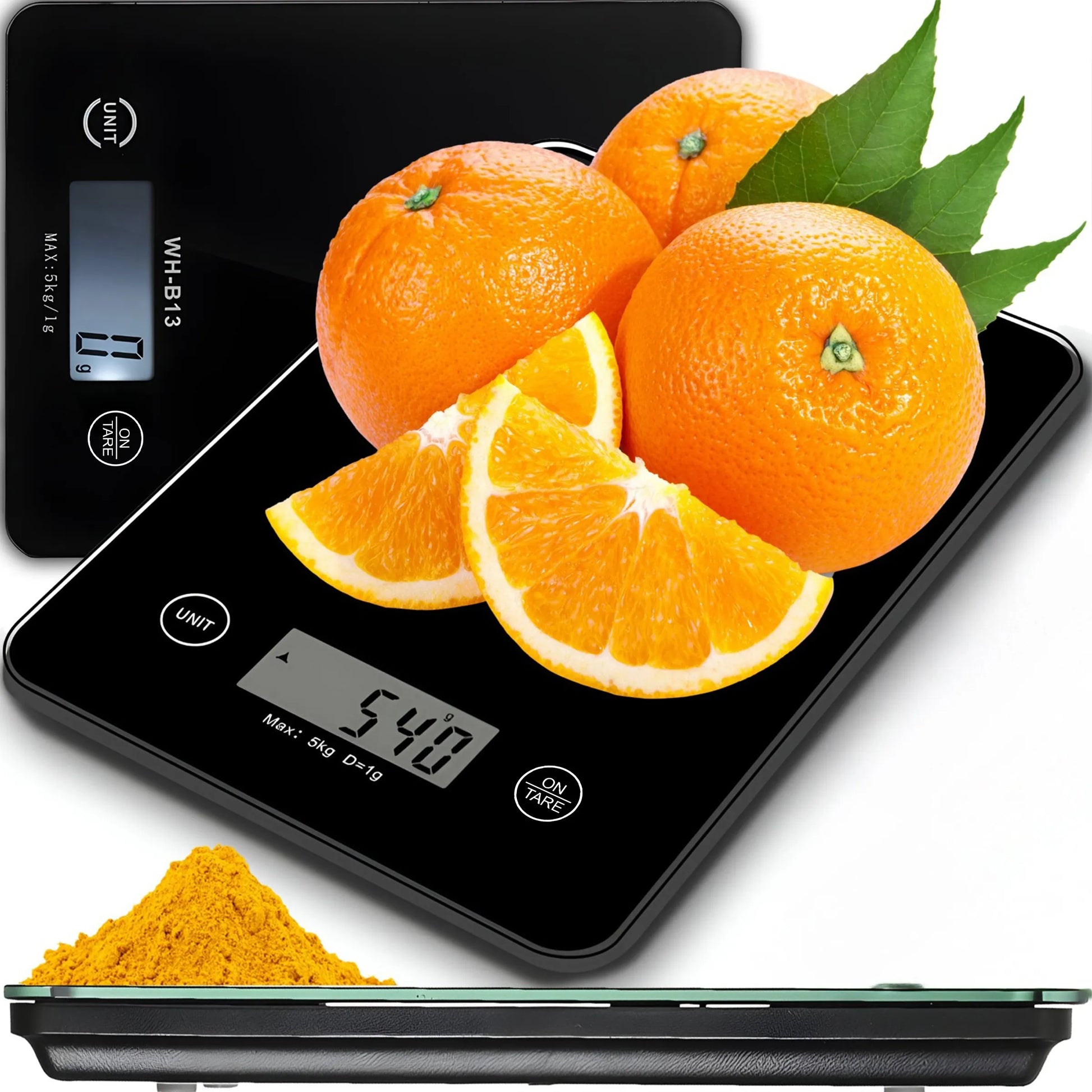 RETOO elektroninės virtuvinės svarstyklės su LCD ekranu, preciziškas tikslumas 5 kg/1 g, lietimui jautrios