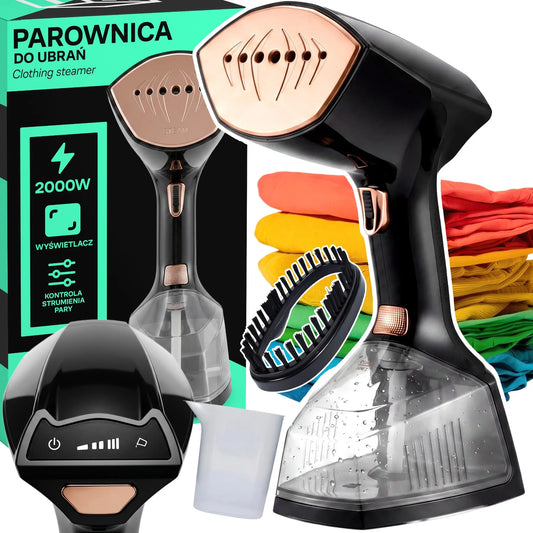 RETOO ER1279 rankinis drabužių garintuvas, 2000 W, 45 g/min, 300 ml, reguliuojamas garų srautas