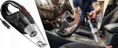 RETOO galingas rankinis automobilinis dulkių siurblys 12V 120W 4200Pa su priedais