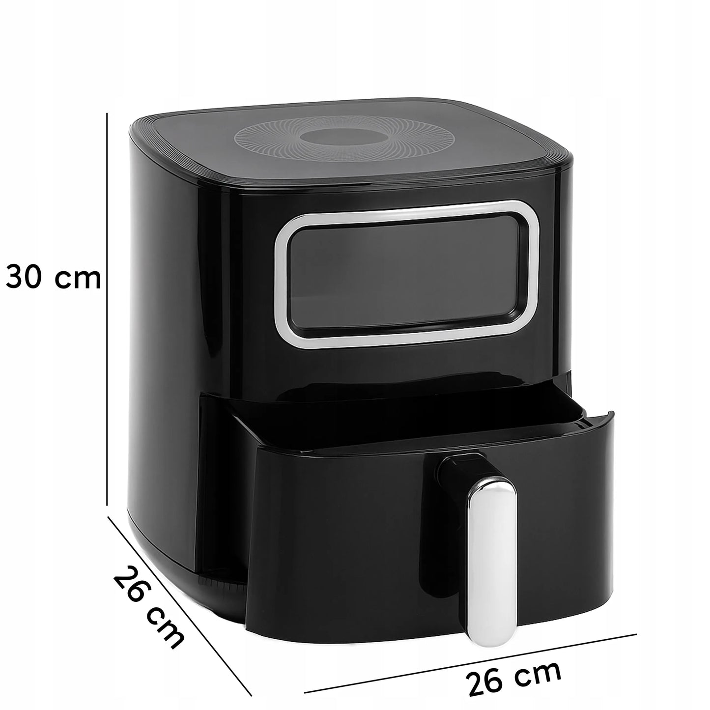 RETOO gruzdintuvė be aliejaus „Air Fryer“, 1450 W, 5,5 l dubuo, 8 programos