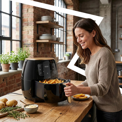 RETOO oro gruzdintuvė 2400W galinga Air Fryer 6L orkaitė