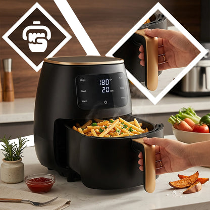 RETOO oro gruzdintuvė 2400W galinga Air Fryer 6L orkaitė