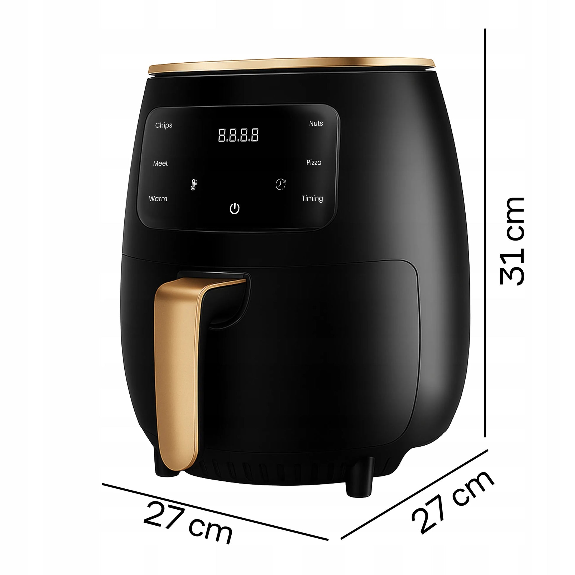 RETOO oro gruzdintuvė 2400W galinga Air Fryer 6L orkaitė