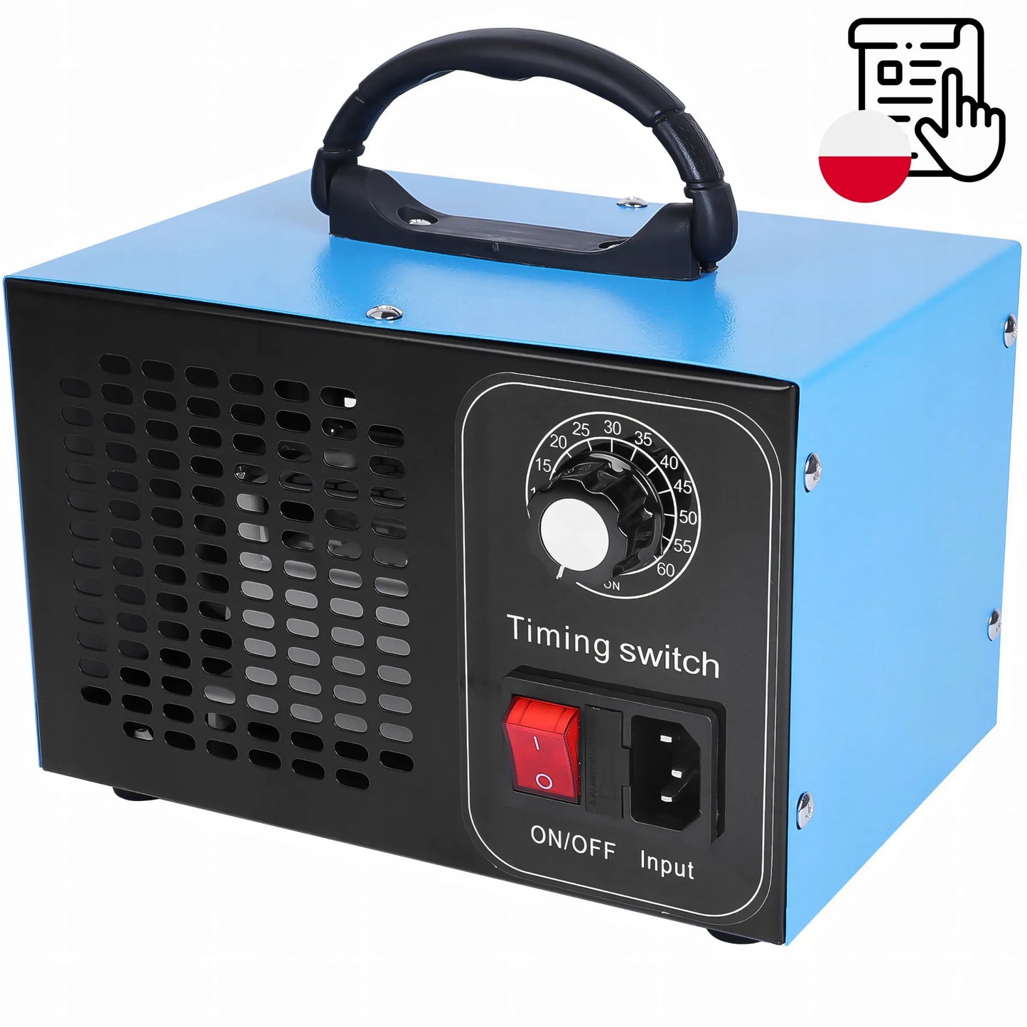 RETOO ozono generatorius, ozonatorius, oro valytuvas, 120W, 32 g/val., su laikmačiu