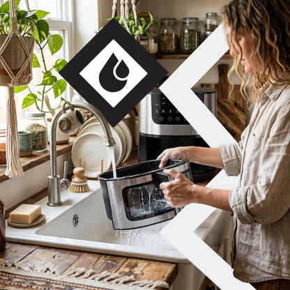 RETOO R-OR1353 7L 1500W beztukė gruzdintuvė (Air Fryer) su 7 gaminimo režimais