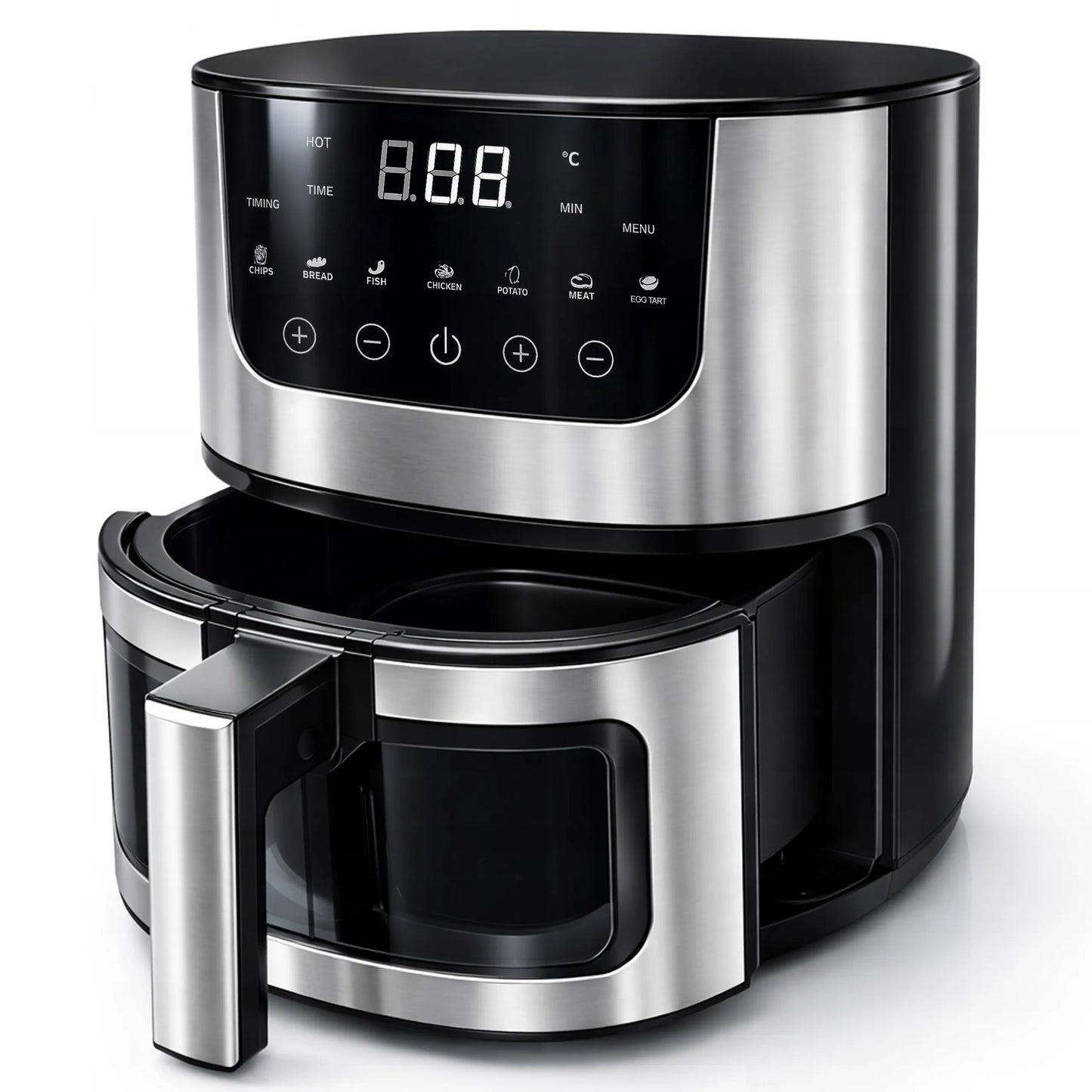 RETOO R-OR1353 7L 1500W beztukė gruzdintuvė (Air Fryer) su 7 gaminimo režimais