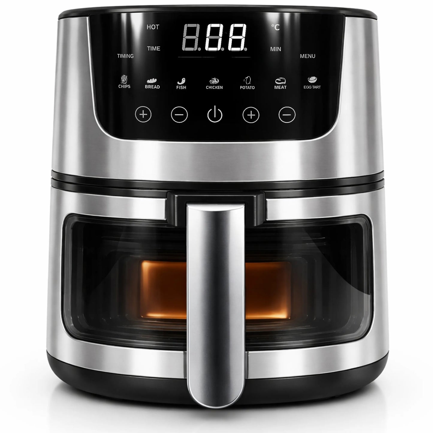 RETOO R-OR1353 7L 1500W beztukė gruzdintuvė (Air Fryer) su 7 gaminimo režimais