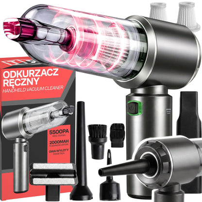 RETOO rankinis belaidis automobilinis dulkių siurblys, 3-in-1, 120 W