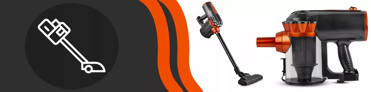 RETOO vertikalus rankinis cikloninis dulkių siurblys be maišelio, 650W, 5 viename, 5m
