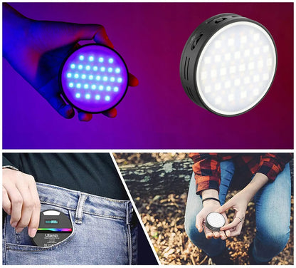 RGB LED lempa Ulanzi R66 CRI95+ 2000mAh akumuliatorius