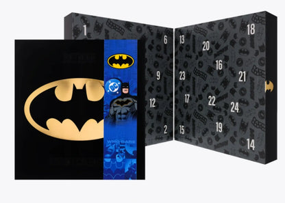 Riboto leidimo „ELOY Batman“ advento kalendorius su kojinėmis, 40–45 dydis, 12 porų