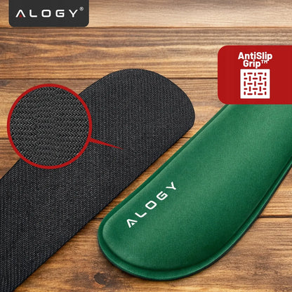 Riešo atramos klaviatūrai ir pelei Alogy Memory Foam stalui