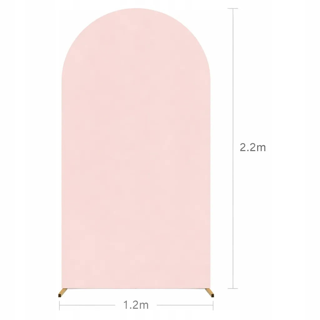 Rožinis užvalkalas arkiniam stovui, fonas nuotraukoms 2,2x1,2 m