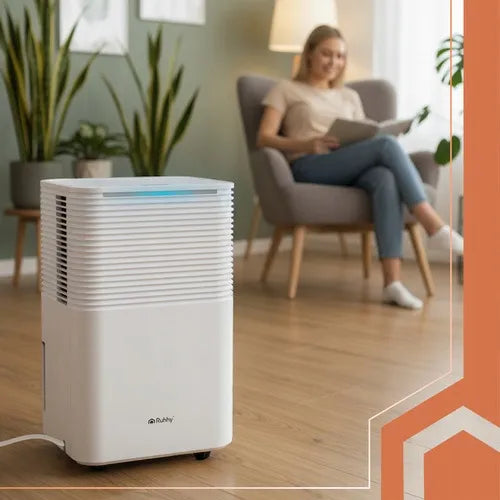 Ruhhy Dryzix 500 Wi-Fi oro sausintuvas, 12 l/24 val., higrostatas, laikmatis, tylus