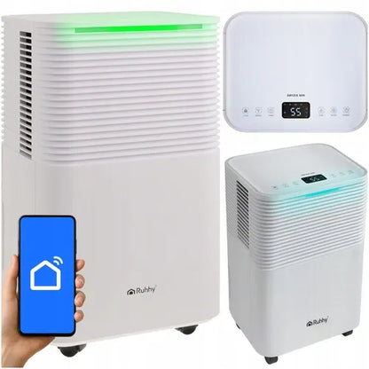 Ruhhy Dryzix 500 Wi-Fi oro sausintuvas, 12 l/24 val., higrostatas, laikmatis, tylus