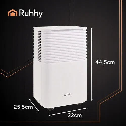 Ruhhy Dryzix 500 Wi-Fi oro sausintuvas, 12 l/24 val., higrostatas, laikmatis, tylus