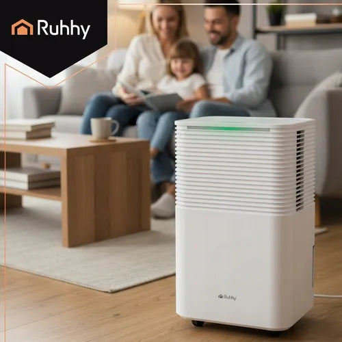 Ruhhy Dryzix 500 Wi-Fi oro sausintuvas, 12 l/24 val., higrostatas, laikmatis, tylus