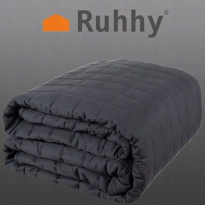 Ruhhy sensorinė sunkioji antklodė, 200 × 150 cm, 6 kg, pilka, dvipusė