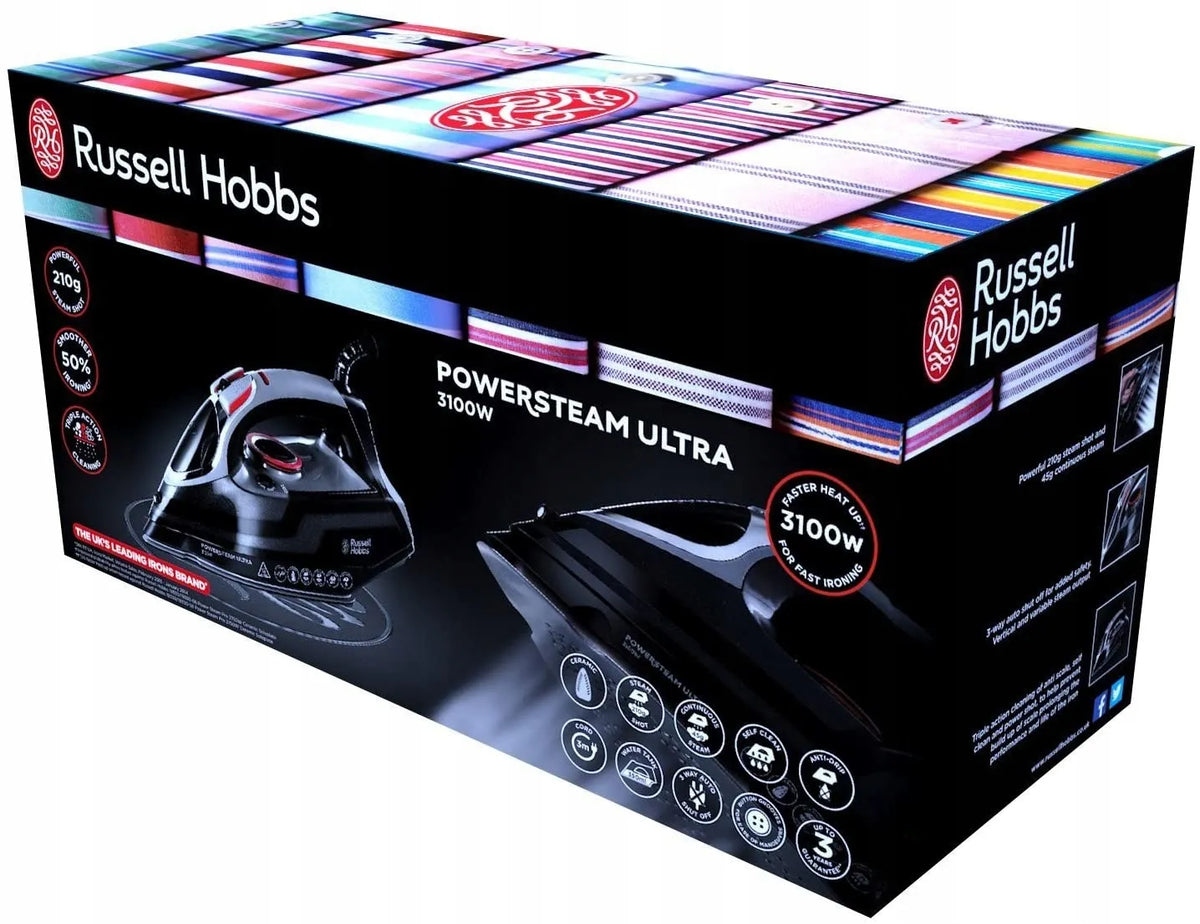 Russell Hobbs 20630-56 Power Steam garinis lygintuvas, 3100 W, 210 g/min