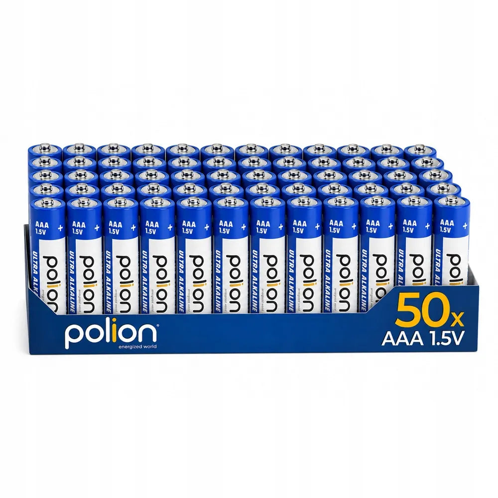 Šarminės baterijos Polion LR03 (AAA) 1.5V, 50 vnt.