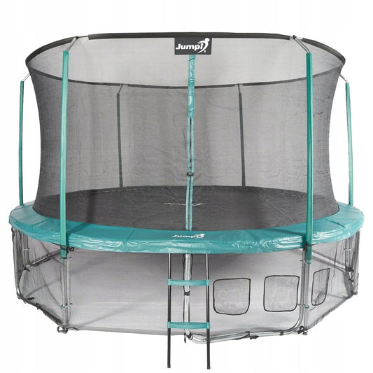 Saugus batutas Jumpi Maxy Comfort 14FT 435cm su tinkleliu, kopetėlėmis ir priedų rinkiniu