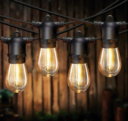 Saulės energija maitinama sodo girlianda Smartled, 10m, 10x LED E27 lemputės + pultelis