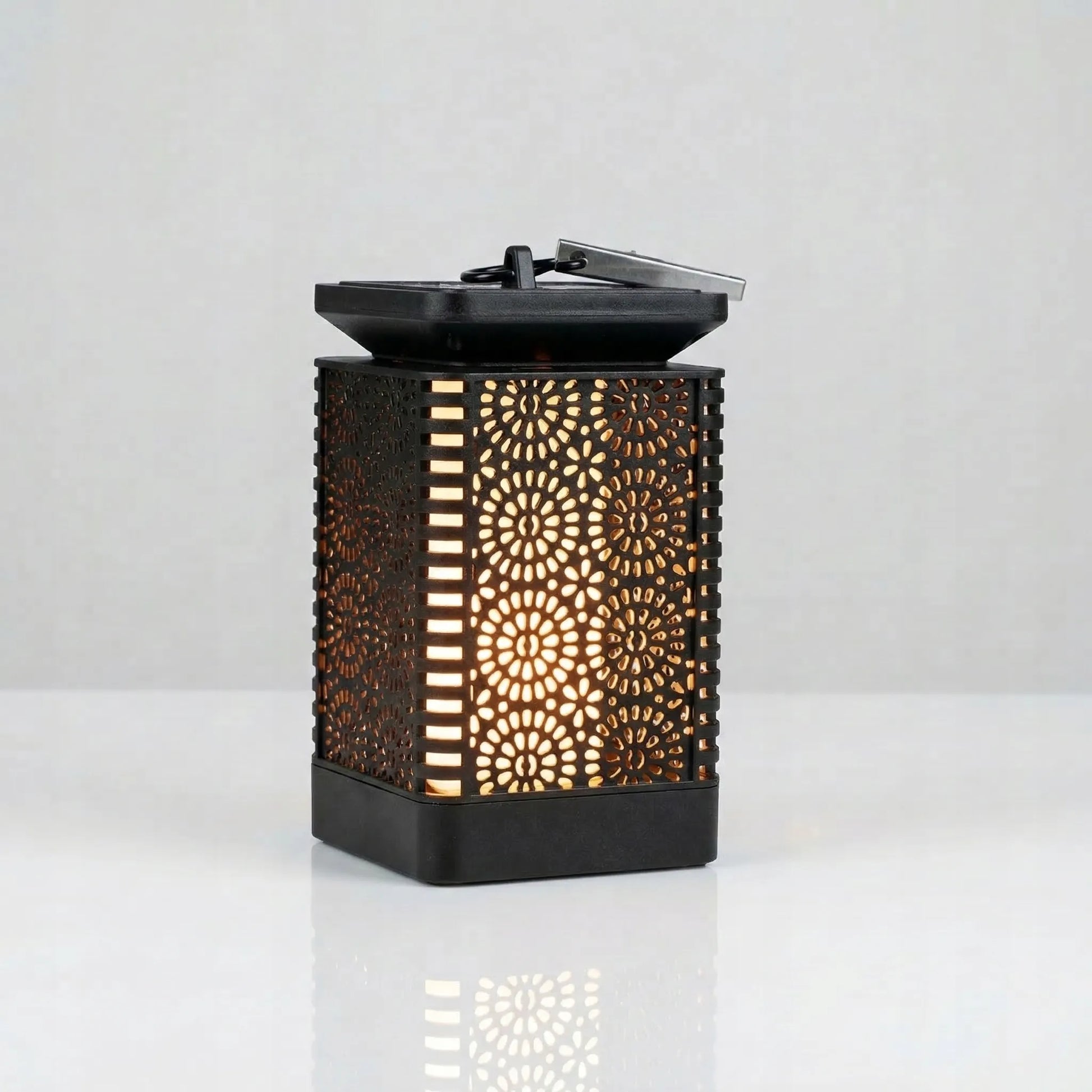 Saulės LED sodo žibintas Smartled liepsnos efekto, su prieblandos jutikliu, kabinamas 2-in-1
