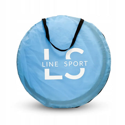 Savaime išsiskleidžianti paplūdimio palapinė 200x120x90cm mėlyna Line Sport