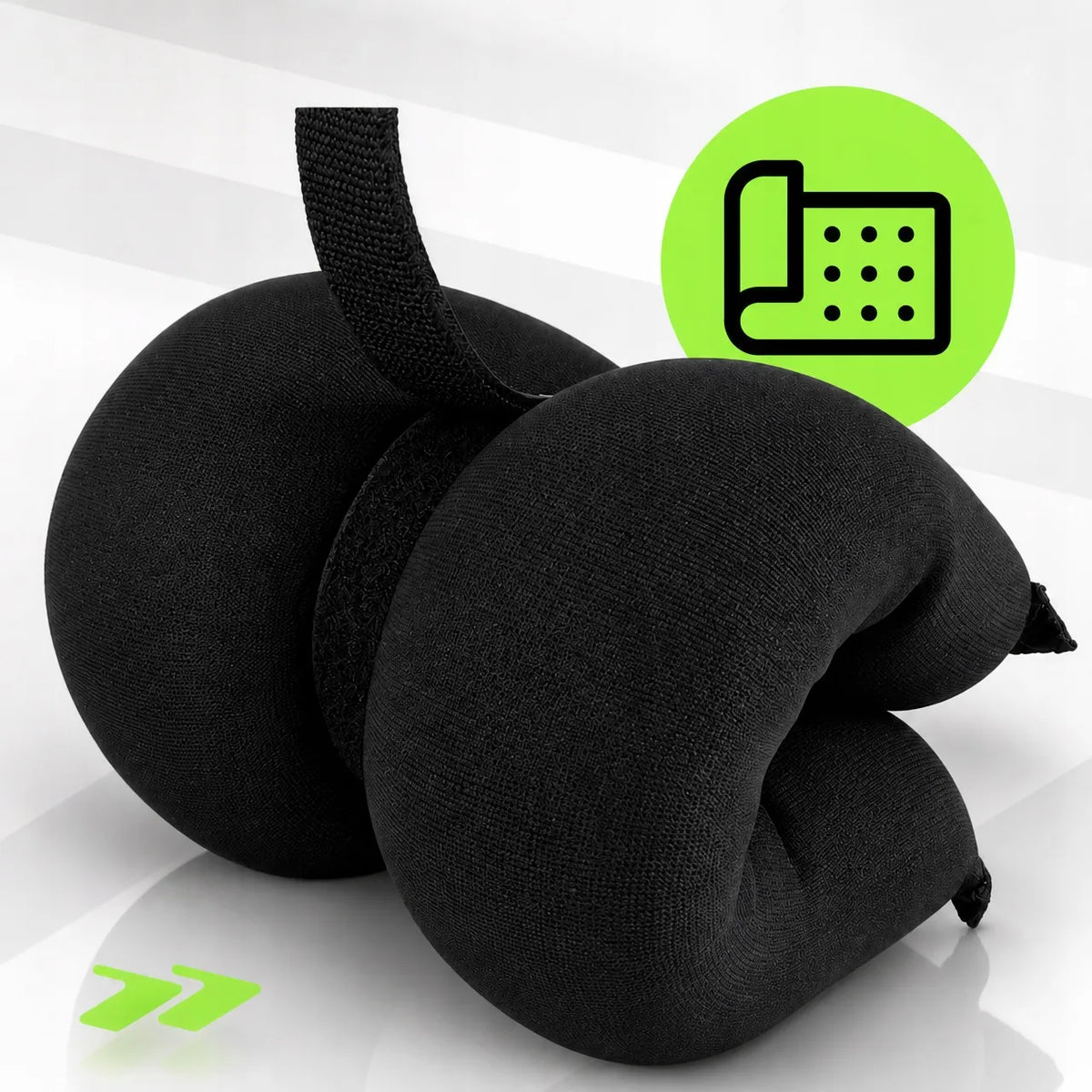 „Scoopes BodyTone 2kg BLACK“ svareliai riešams ir kulkšnims, 2 × 2 kg