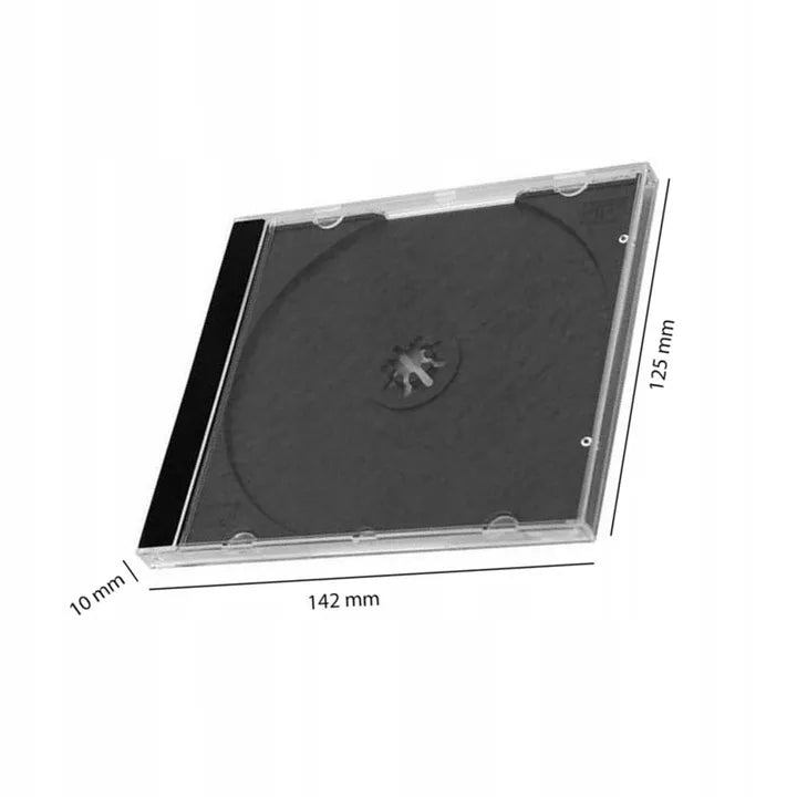 Sieninė CD lentyna, laikiklis 85 garso CD diskams, juoda