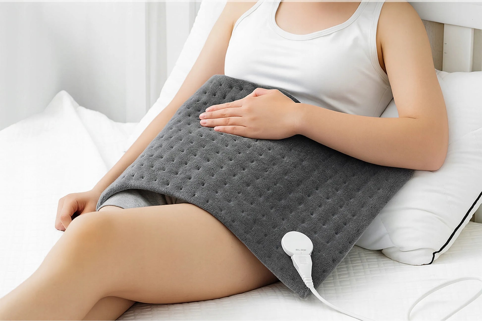 Šildanti elektrinė pagalvė 60x30cm XL