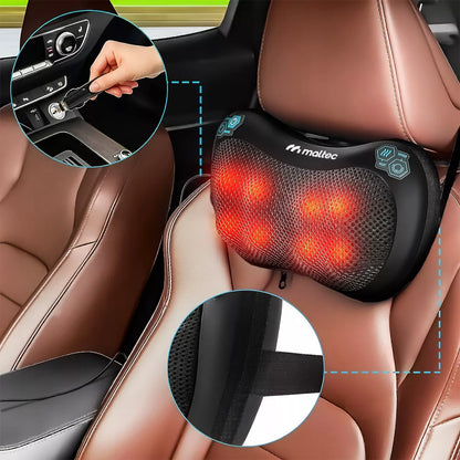 Šildanti Shiatsu masažo pagalvė nugarai, kaklui ir kojoms Maltec PRO-Comfy30W-01
