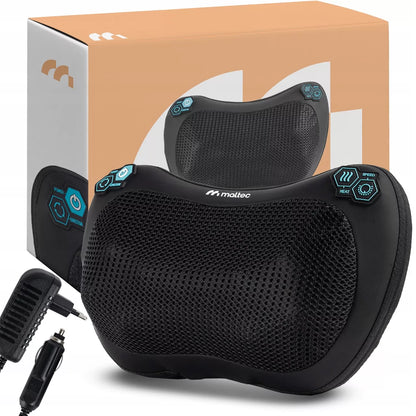 Šildanti Shiatsu masažo pagalvė nugarai, kaklui ir kojoms Maltec PRO-Comfy30W-01