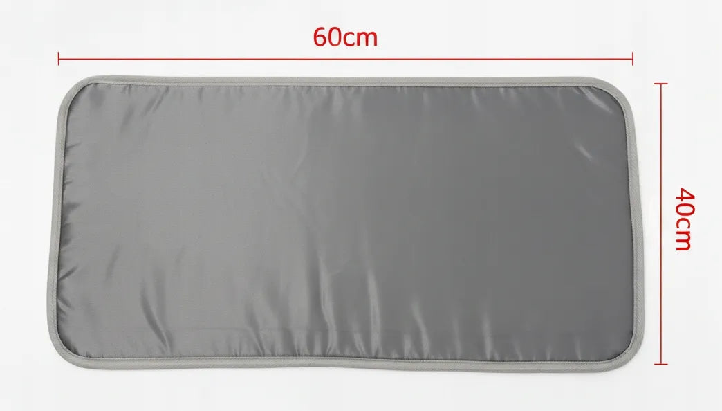 Šildomas kilimėlis šunims ir katėms profiHOT 40x60 cm, pilkas su reguliatoriumi