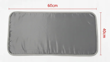 Šildomas kilimėlis šunims ir katėms profiHOT 40x60 cm, pilkas su reguliatoriumi