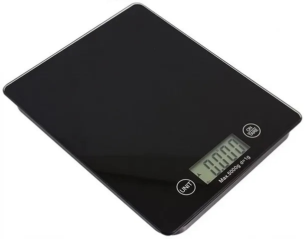 Skaitmeninės virtuvinės svarstyklės Esperanza Lemon, iki 5 kg, tikslios, su taros funkcija, stiklinės