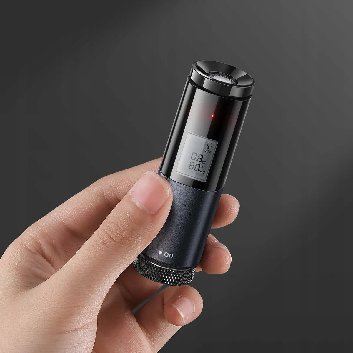 Skaitmeninis bekontaktis alkotesteris Baseus (CRCX-01), 130mAh, USB-C, tikslus