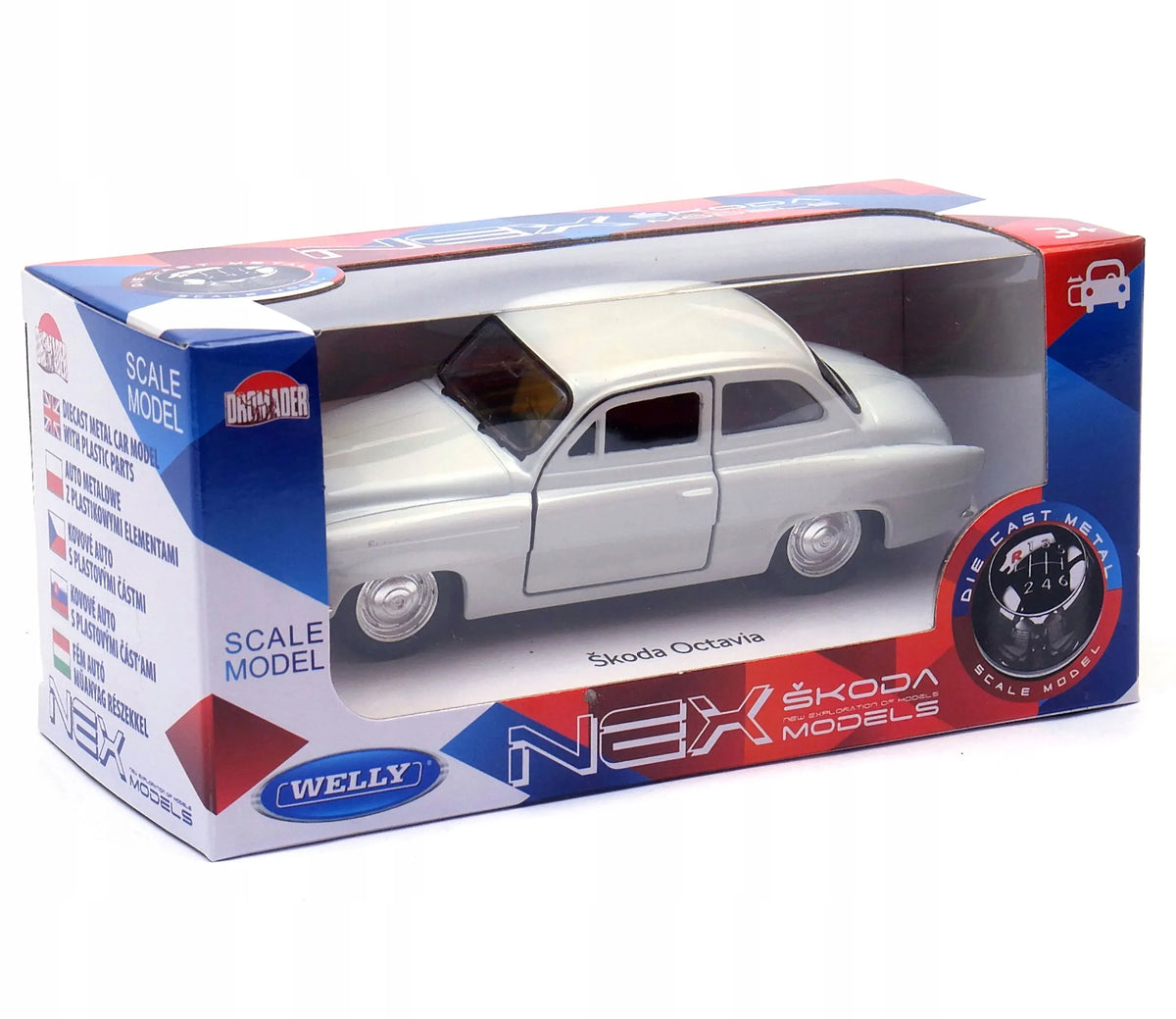 Skoda Octavia 1:34–1:39 modelis Welly old timer 43824