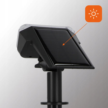Smartled 2-in-1 saulės energija varomas LED sodo prožektorius su prieblandos jutikliu