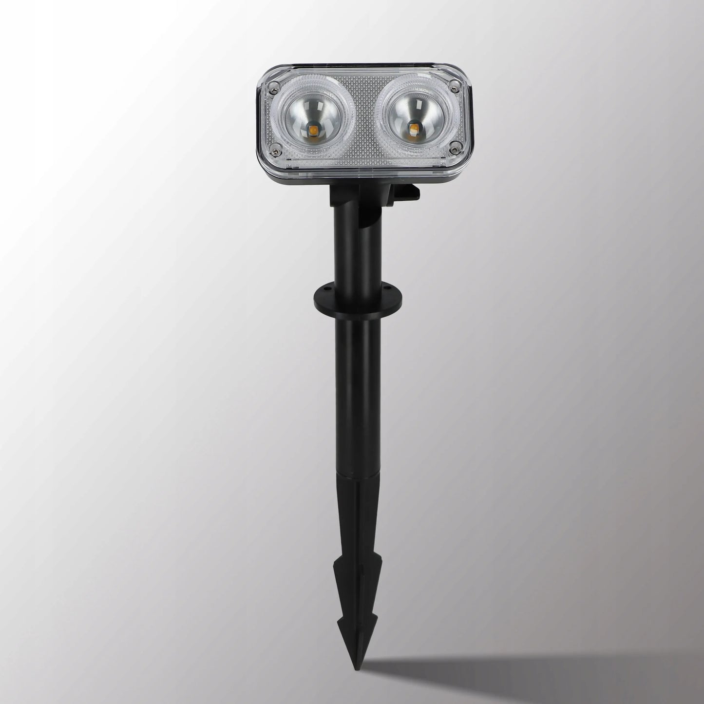 Smartled 2-in-1 saulės energija varomas LED sodo prožektorius su prieblandos jutikliu