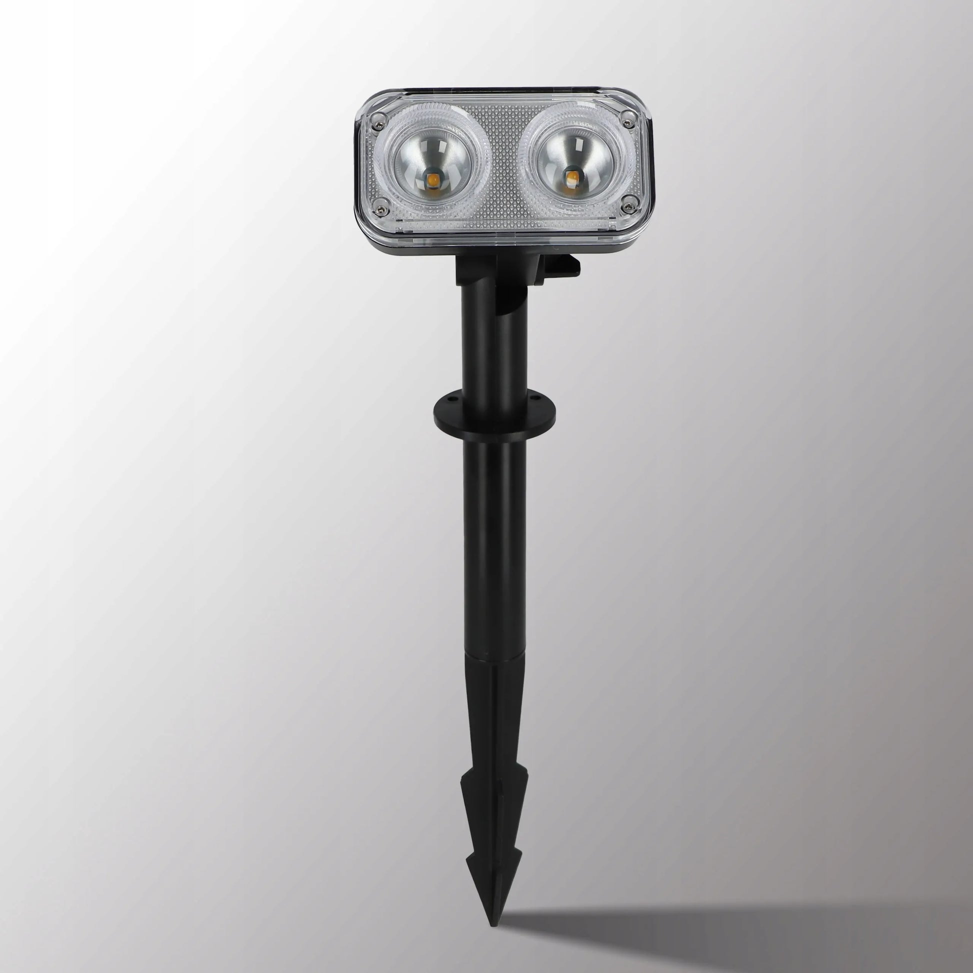Smartled 2-in-1 saulės energija varomas LED sodo prožektorius su prieblandos jutikliu