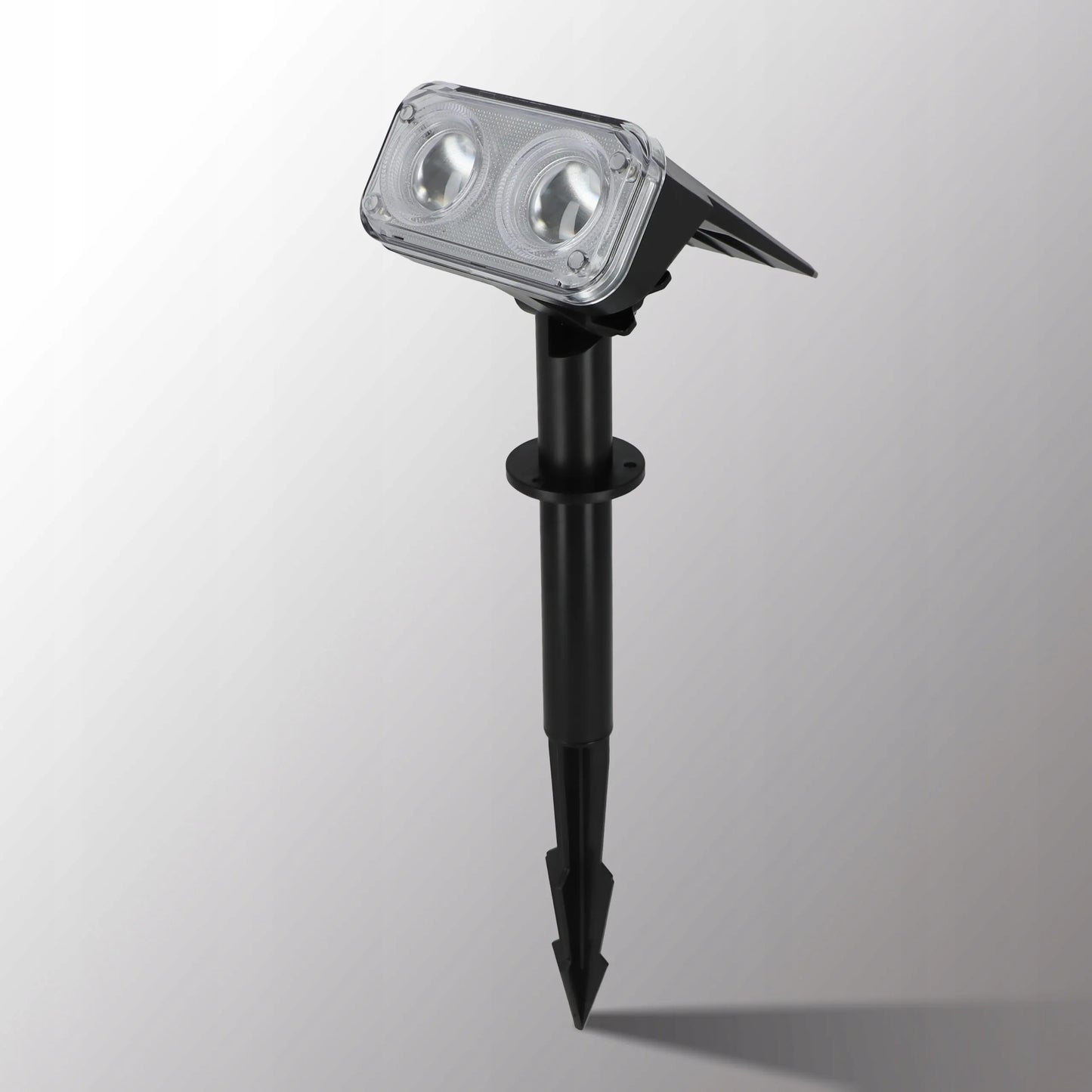 Smartled 2-in-1 saulės energija varomas LED sodo prožektorius su prieblandos jutikliu
