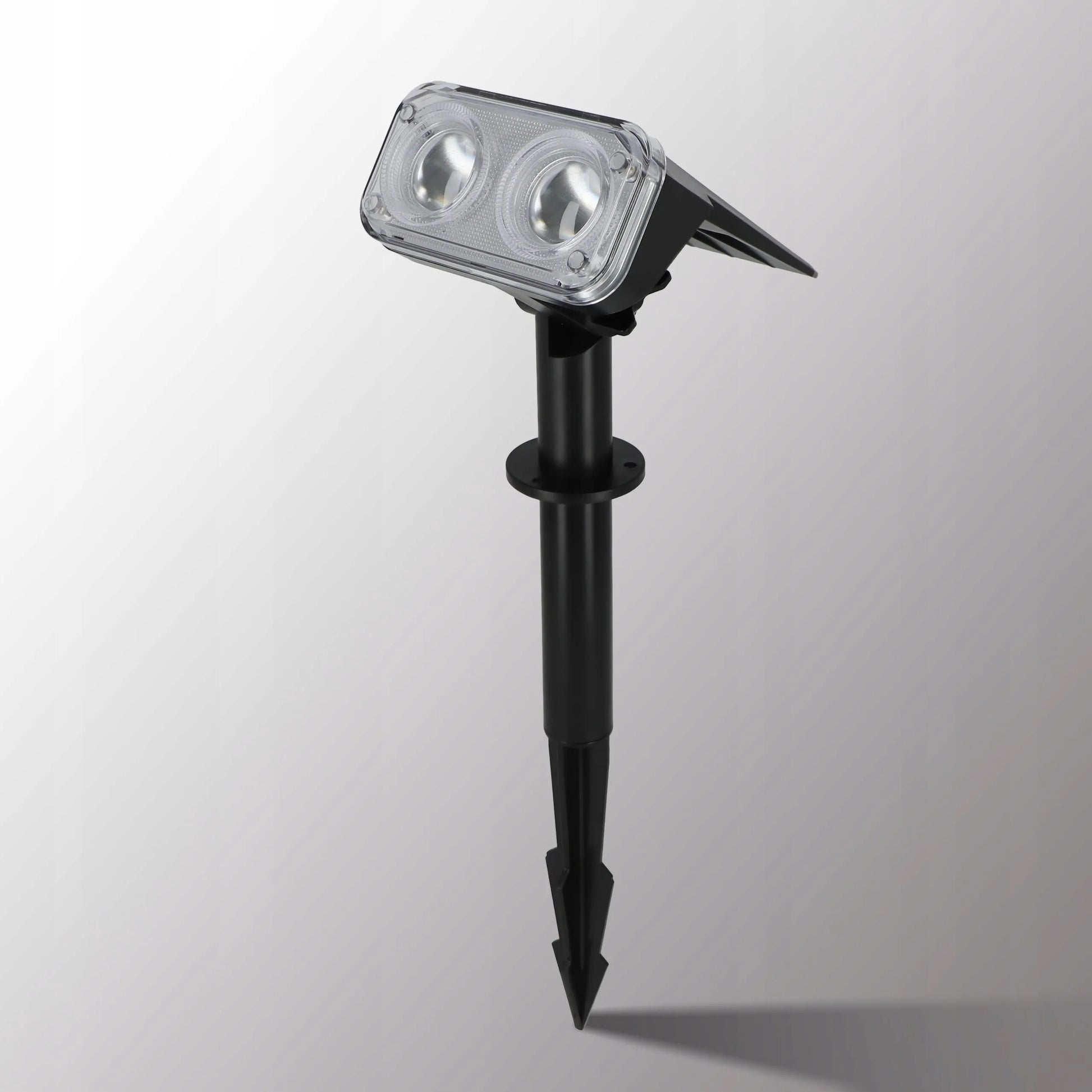 Smartled 2-in-1 saulės energija varomas LED sodo prožektorius su prieblandos jutikliu