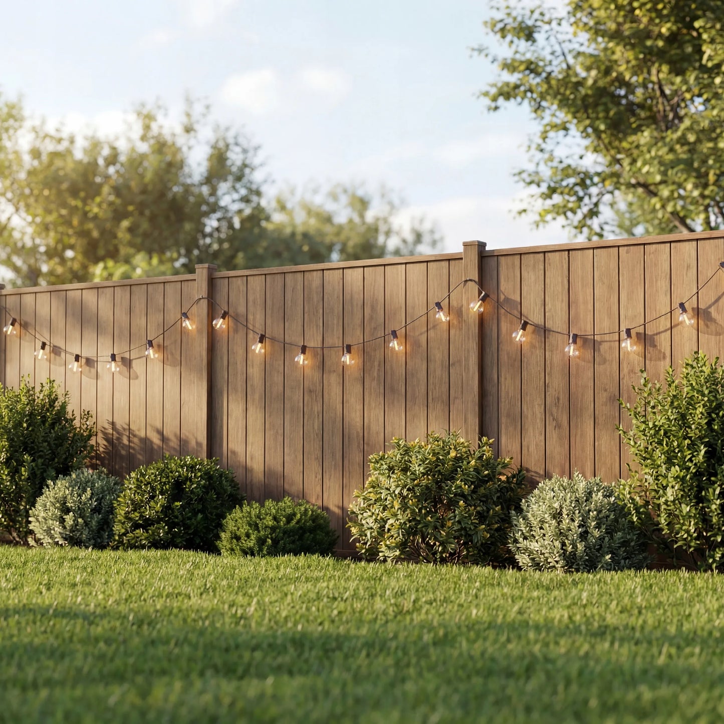 Smartled Sodo šviečianti girlianda 10M 15x LED 1W grandinė + 2x E12 lemputės dovanų